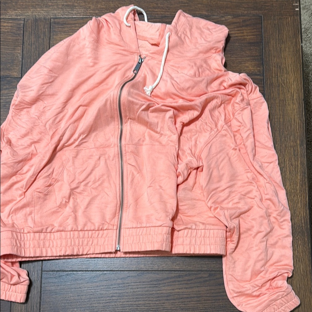 Natural Reflections Pink Bomber Jacket Lightweight Casual